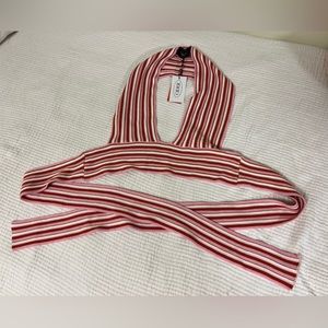 NWT Cider Halter wrap top